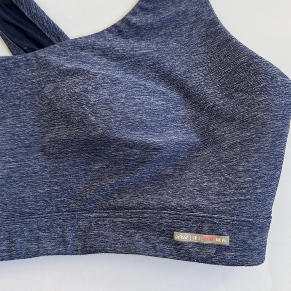 Aerie Sports Bra Soft Cup Blue size Large - Picture 3 of 9